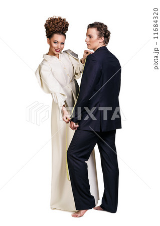 Stylish seamstress 11684320