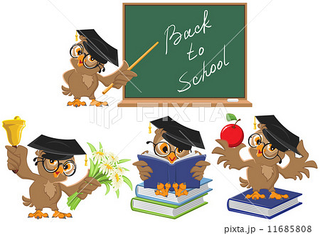 Set Owl teacher. Back to School Set Owl teacher. Back to School 11685808