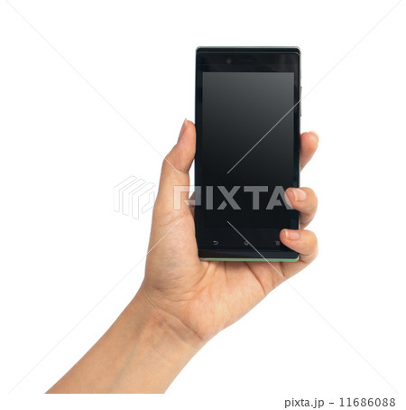hands are holding on Smart Phone. 11686088