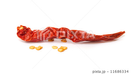 Dried red peppers . Dried red peppers . 11686334