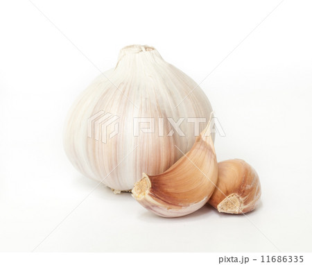 Garlic isolated on white background. Garlic isolated on white background. 11686335