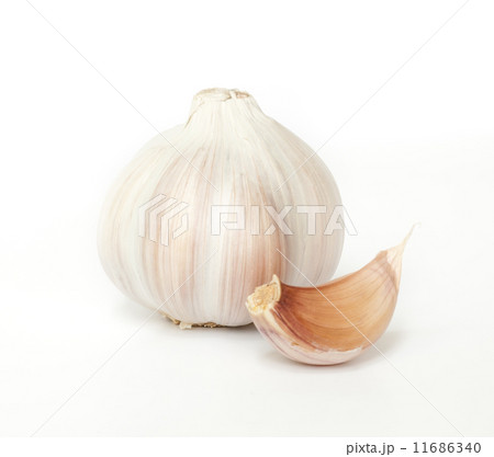 Garlic isolated on white background. 11686340