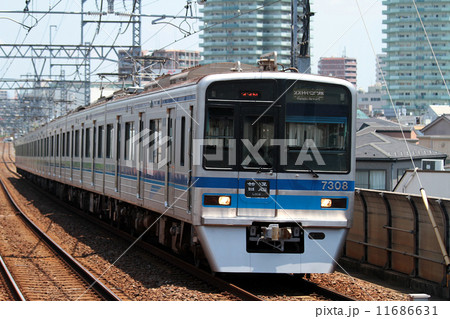北総7300形電車　7308編成　快特　羽田空港行き 11686631