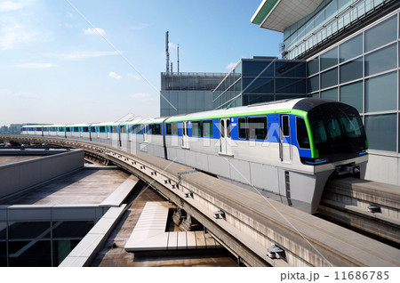 東京モノレール 形電車 fの写真素材