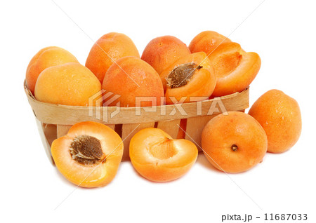 Apricots in a basket Apricots in a basket 11687033