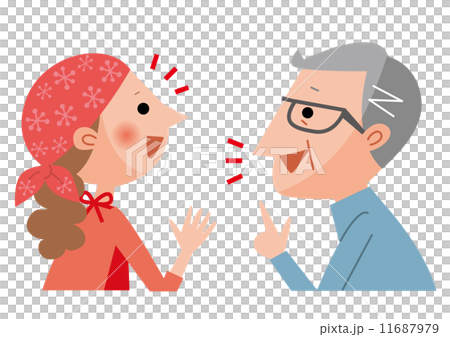 健談的看護助手和老人 11687979