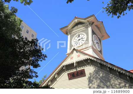 真夏の札幌市時計台 真夏の札幌市時計台 11689900