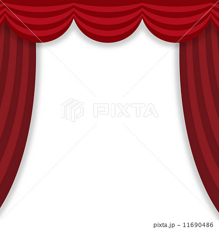 Curtain stage banner - Stock Illustration [11690486] - PIXTA