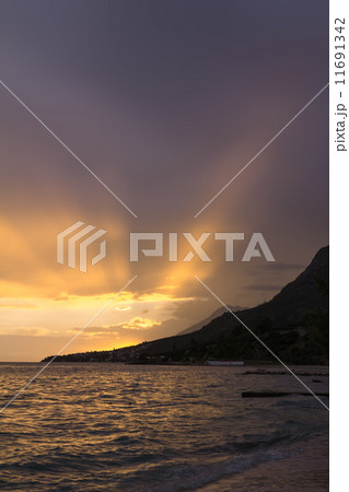Great sunset over Adriatic Sea Great sunset over Adriatic Sea 11691342