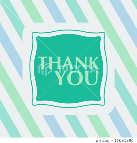 Thank you note on the striped background.  11691890
