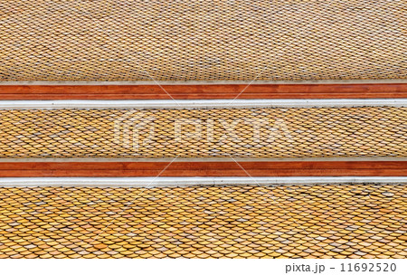 Roof tiles of Thai temple Roof tiles of Thai temple 11692520