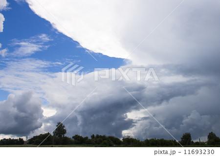 Coming storm in countryside. Natural phenomenon. Coming storm in countryside. Natural phenomenon. 11693230