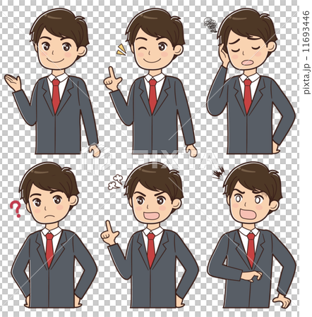 男性的面部表情集 男性的面部表情集 11693446