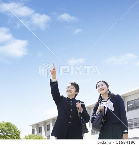 日本人の中学生男女 日本人の中学生男女 11694190