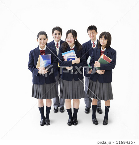 日本人の中学生男女 日本人の中学生男女 11694257