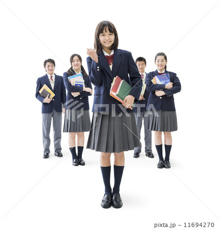 日本人の中学生男女 日本人の中学生男女 11694270