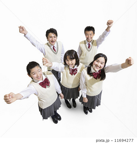 日本人の中学生男女 日本人の中学生男女 11694277