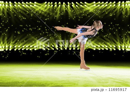 performance of young skaters, ice show 11695917