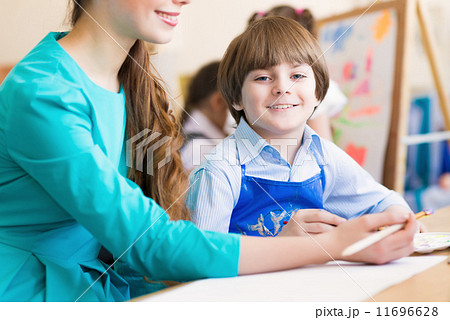 teacher and student in the classroom teacher and student in the classroom 11696628