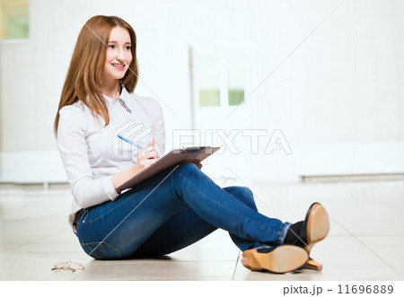 Portrait of an attractive woman 11696889