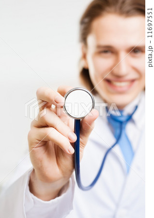 close-up of a stethoscope close-up of a stethoscope 11697551