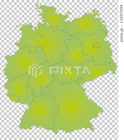 Map of Germany 11697894