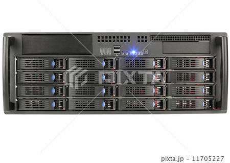 Storage server on white background 11705227