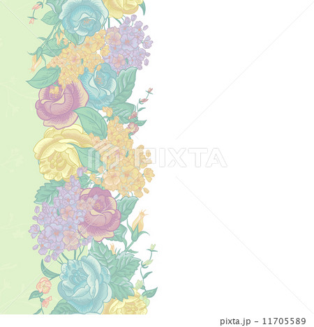 Seamless Floral Border with wildflowers Seamless Floral Border with wildflowers 11705589