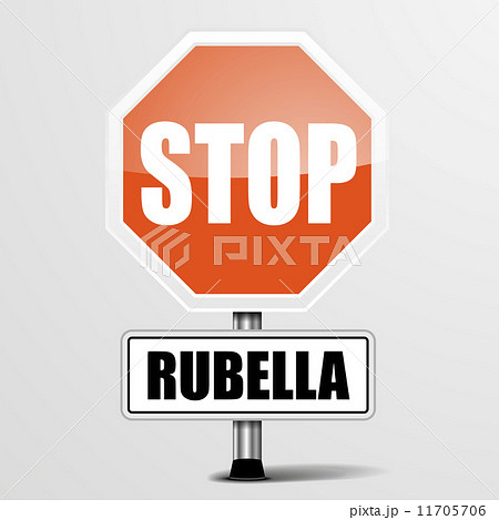 red rubella Stop Sign 11705706