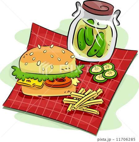 Hamburger and Pickle Hamburger and Pickle 11706285