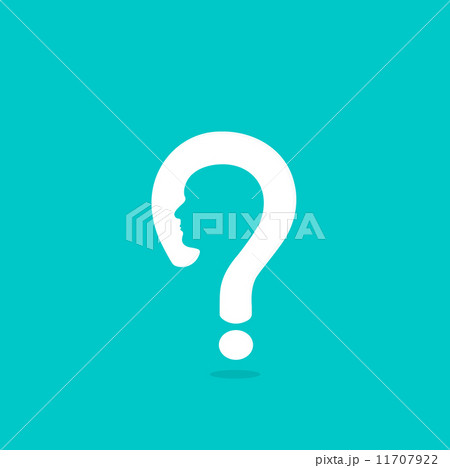 Question mark man head symbol Question mark man head symbol 11707922