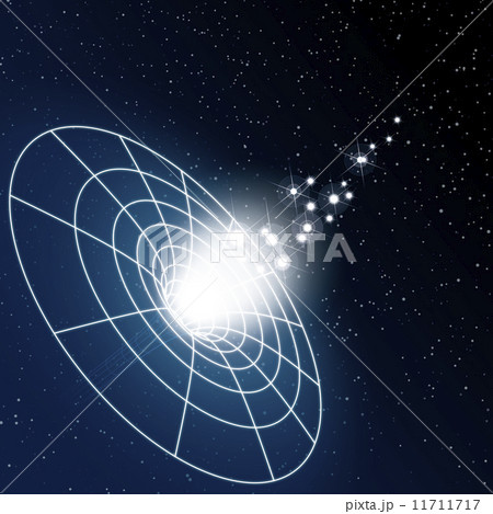 Black Hole Funnel And Stars 11711717