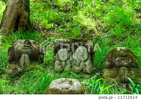京都　嵯峨野　愛宕念仏寺の羅漢像 11712014