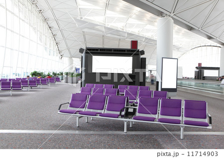 International airport building and boarding gate 11714903