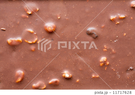 chocolate with nuts closeup photo 11717628