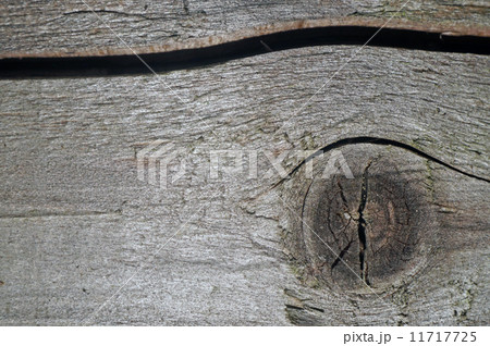 Texture of the old gray boards with knots and the slit Texture of the old gray boards with knots and the slit 11717725
