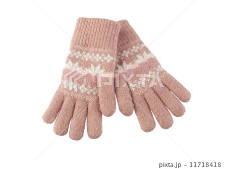 colorful wool gloves  11718418