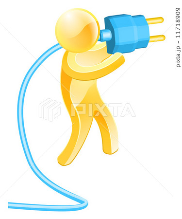 Plug gold person Plug gold person 11718909