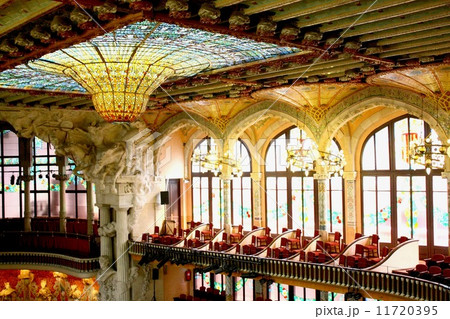 カタルーニャ音楽堂 ステンドグラス スペイン カタルーニャ音楽堂 ステンドグラス スペイン 11720395
