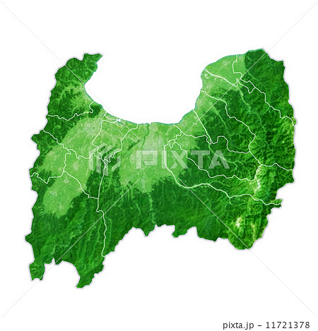 富山県地図 11721378