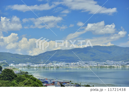 【長野県】諏訪湖サービスエリアから眺める諏訪湖 【長野県】諏訪湖サービスエリアから眺める諏訪湖 11721438