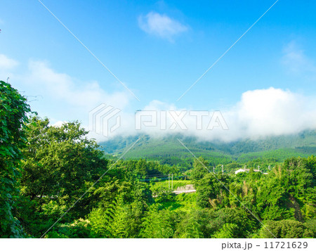 雲に隠れた妙義山 11721629