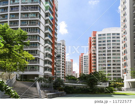 Orange color residential apartments 11722577