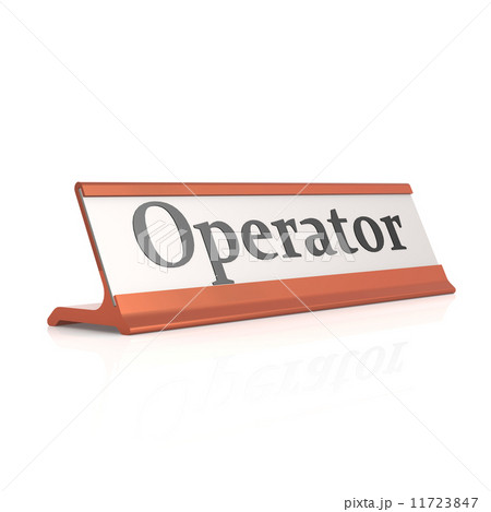 Operator table tag Operator table tag 11723847