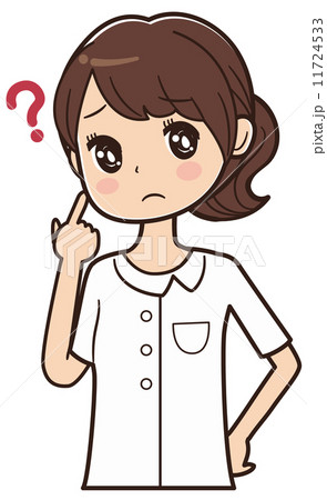 疑問を持つ女性 疑問を持つ女性 11724533