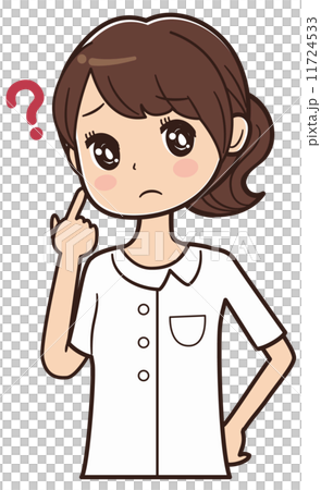 疑問を持つ女性 疑問を持つ女性 11724533