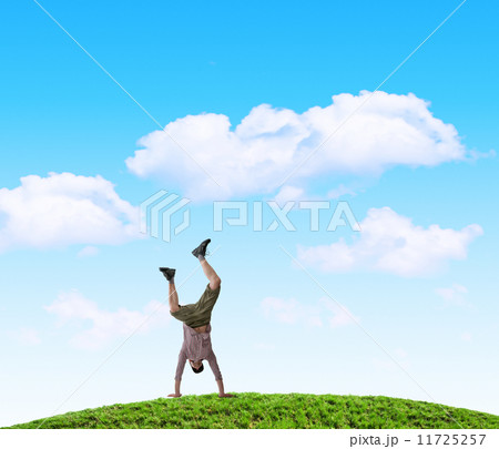 funny exercising outdoors funny exercising outdoors 11725257