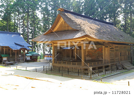 関山中尊寺　白山神社能舞台 11728021