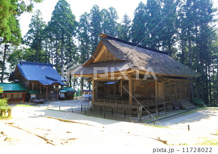 関山中尊寺　白山神社能舞台 11728022