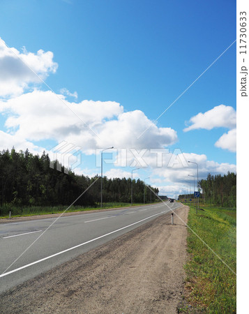 asphalt road in the forest asphalt road in the forest 11730633